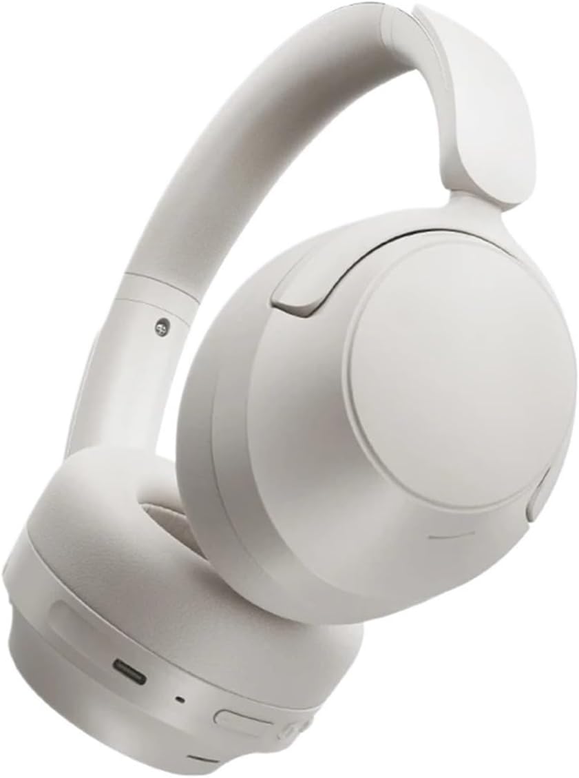 56dB Adaptive ANC Over Ear Headphone LDAC Spatial Sound Wireless Earphone 6.0 Dual Driver 102H Headset(Black)