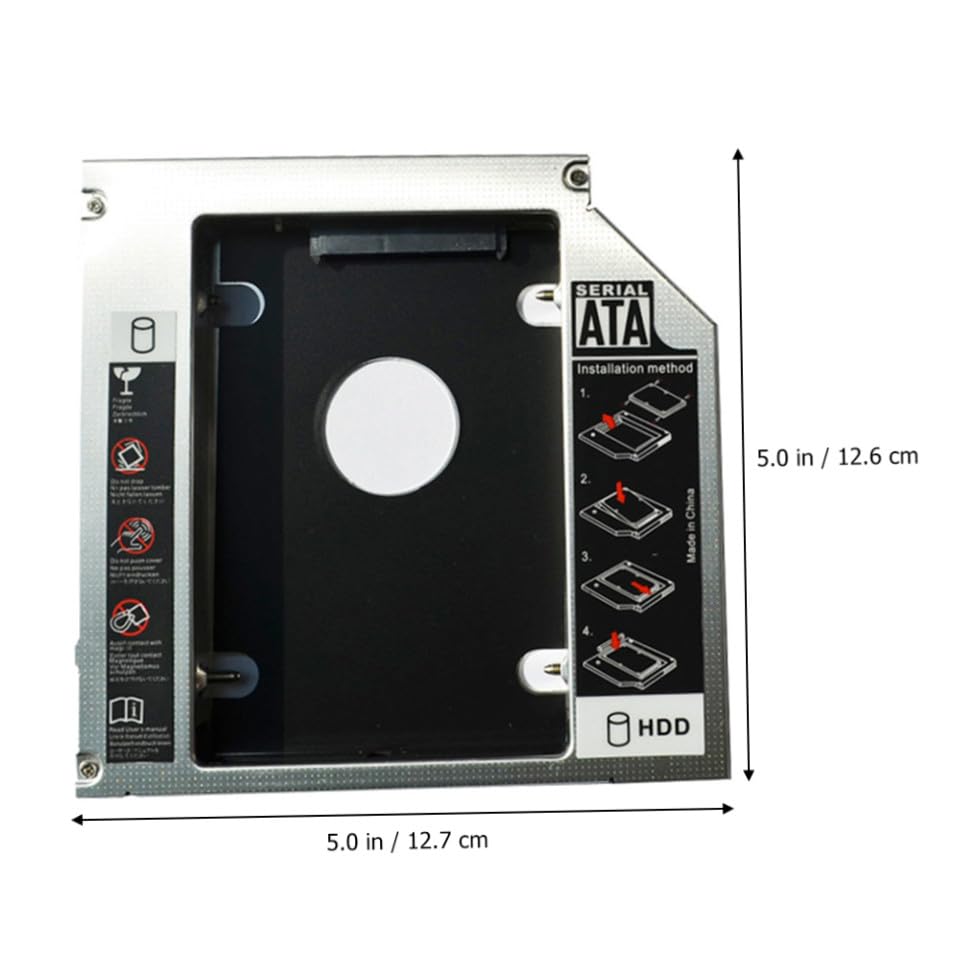 Adaptador para disco duro SSD 2.5" Gadpiparty aluminio negro miniatura 2