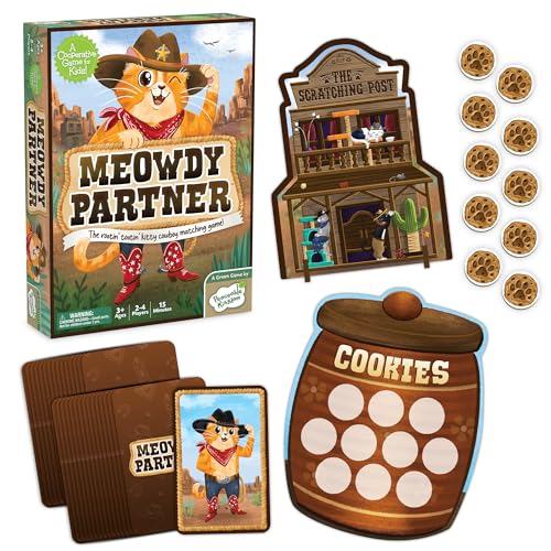 Peaceable Kingdom Meowdy Partner Juego Cooperativo De Mesa miniatura 1