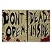 Produktbild 1art1 The Walking Dead Dont Open, Dead Inside Fußmatte Dekomatte Innenbereich | Design Türmatte 60x40 cm