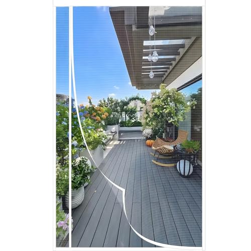 Fly Grid Insect Protection, 155x260cm Window Roller Blind Insect Protection Roller Blind Without Drilling Child -Light Adhesive Assembly, White