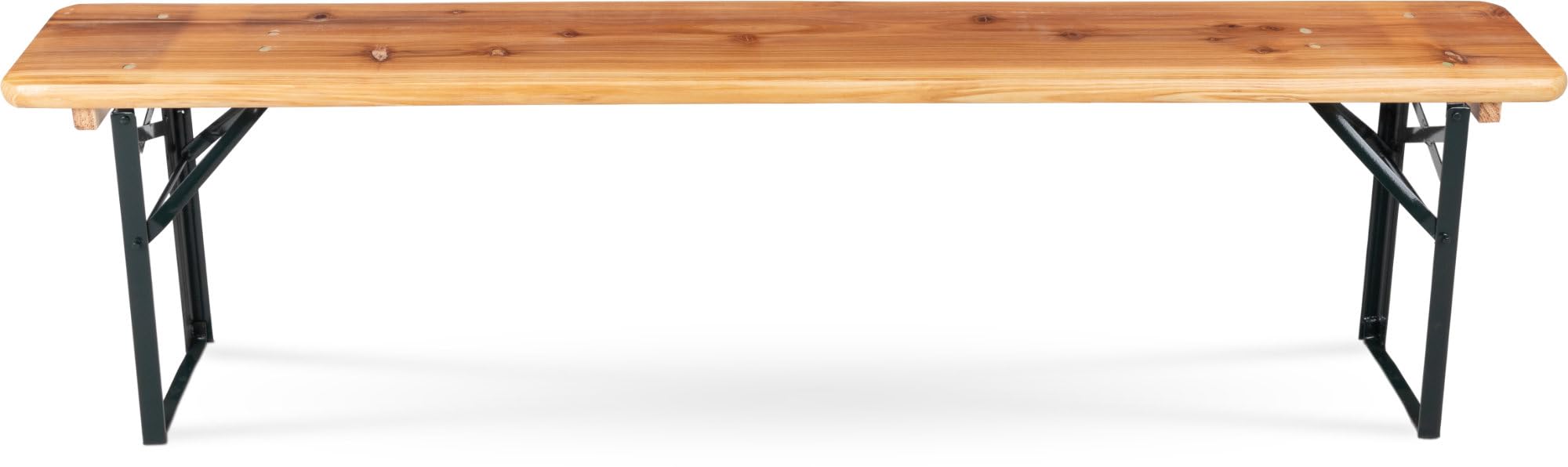 Stagecaptain BBB-170 Hirschgarten Panca Da Birreria Set 4 Pezzi - 4 robuste panche lunghe da 170 cm - Cerniere metalliche stabili - Superficie verniciata - Pieghevole - Seduta in legno - Naturale