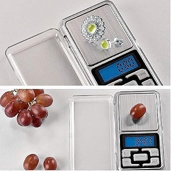 WellHise Digital Precision Scale 0.01g Precision Mini Scale 500gr. Capacitance