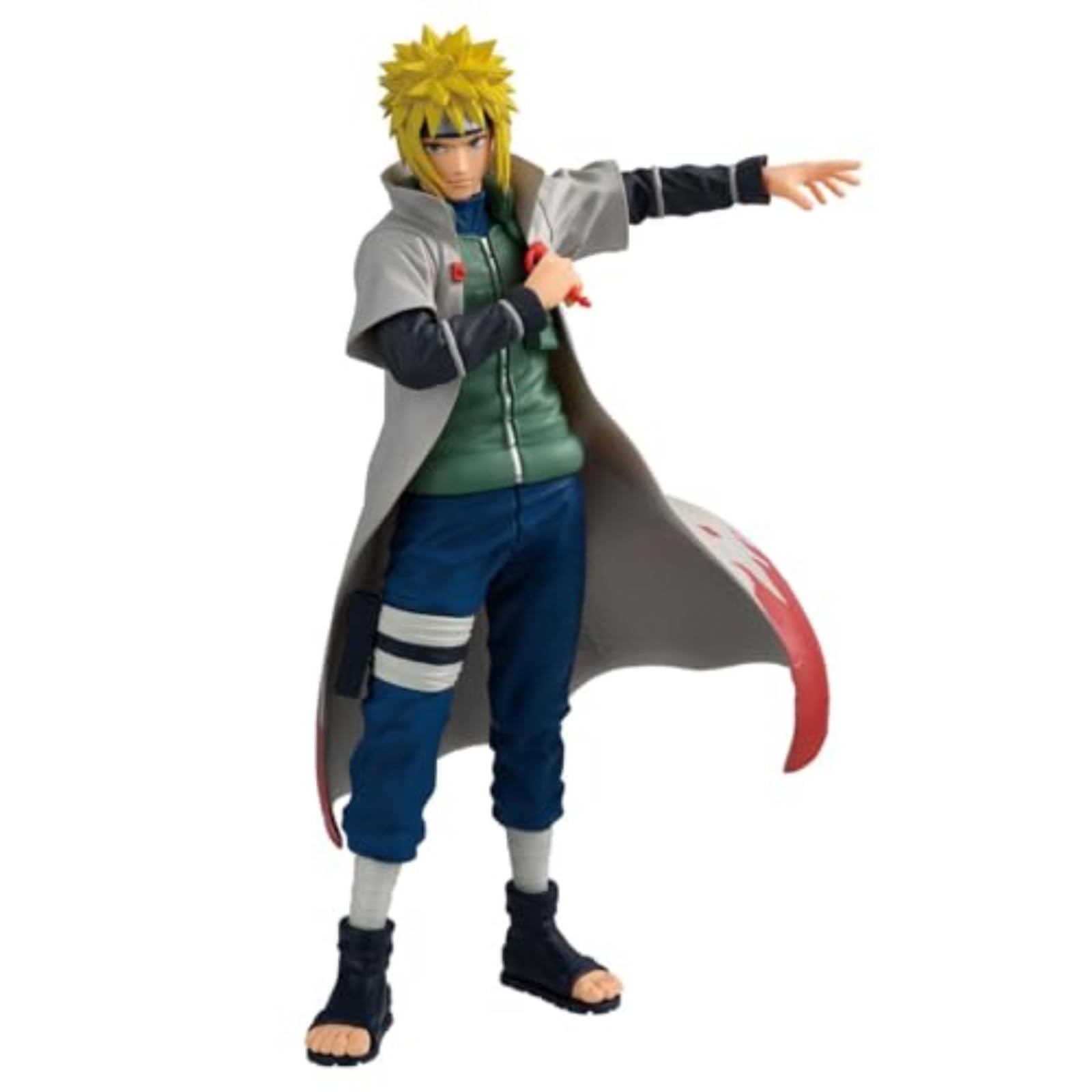 Banpresto Figura de Accion Minato Namikaze Naruto Shippuden 24cm - PZ69757P Multicolor - Figura Coleccionable - Ideal para los fanáticos del Anime Naruto