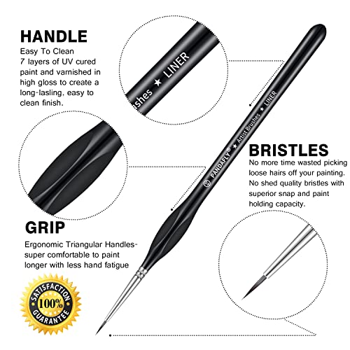 Pandafly P908-15 Detail Paint Brushes Set thumb #1