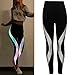 Women High Waist Hip Lifting Slim Neon Rainbow Leggings Training Jogging Sport Yoga Laufhose Elastische Yogahose Blickdicht Yogatights Slim Fit Hohe Taille Sport Lange Pants Für Freizeit