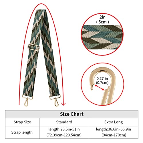 Image of ZOOEASS Wide Shoulder Strap Adjustable Replacement Belt Crossbody Canvas Bag Handbag