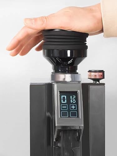 Miniatura 6 de Tolva de dosis única con fuelle de silicona y tapa de aluminio, molinillo de café para molinillo Eureka Mignon 2 en 1 función MMG, fuelle de presión