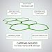 Yes4All Agility Hex Ring - Green Neon - 6 Rings
