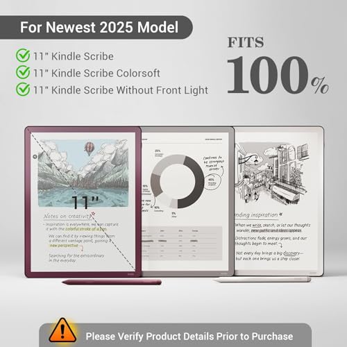 Image of CoBak Stand Case for 11 inch Kindle Scribe and Kindle Scribe Colorsoft (2025)