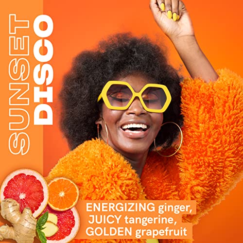 Friday Collective Sunset Disco Candle, Citrus Scented, Made With Essential Oils, 3 Wicks, 13.5 Oz #TOP3