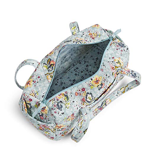 Vera Bradley Women's Signature Cotton Small Travel Duffel Bag, Floating Garden, One Size