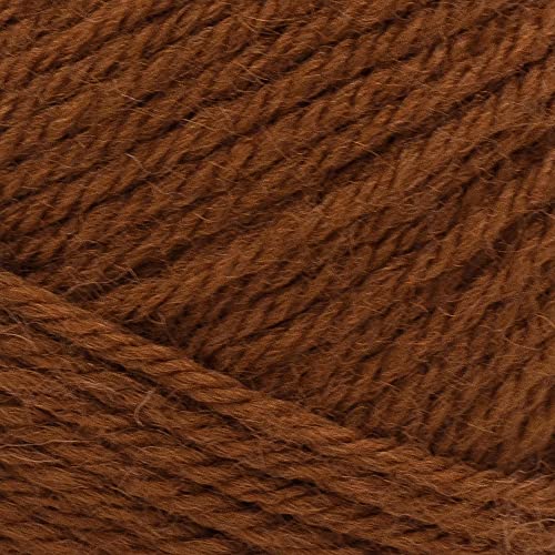 Image of Lion Brand Yarn Wool-Ease Yarn, Worsted-Weight Yarn for Knitting and Crocheting, 3 Pack, Umber