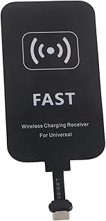 Receptor de carregamento sem fio, receptor de carregador sem fio tipo C de 10 W,Receptor de carregamento sem fio fino de material de couro PCB para todos os carregadores USB tipo C