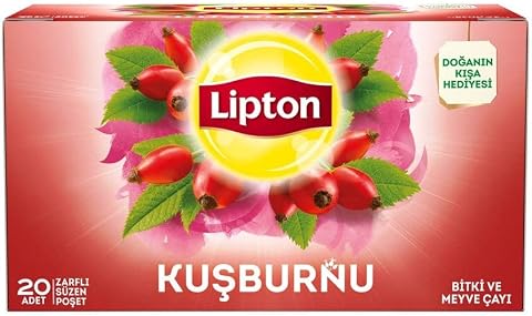 Lipton Kuşburnu Bitki Meyve Çayı, 20'li