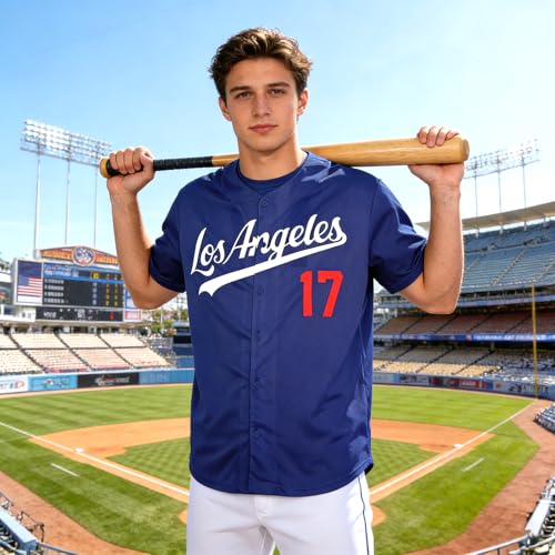 Camiseta de béisbol para hombre con números y letras impresas miniatura 5
