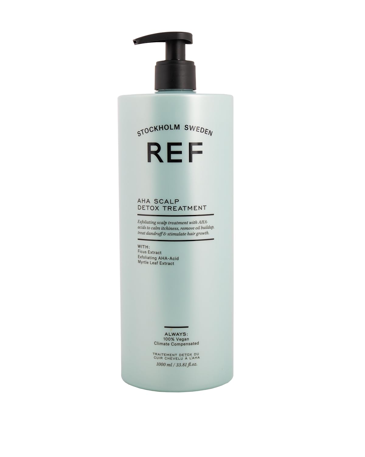 REF AHA Scalp Detox Treatment 1000 ml10-IN-1 AHA Saç Derisi Detoks Bakımı (Yağlanma, kepeklenme, dökülme, nemlendirme, hassasiyet ve serinletici saç bakım ürünü)