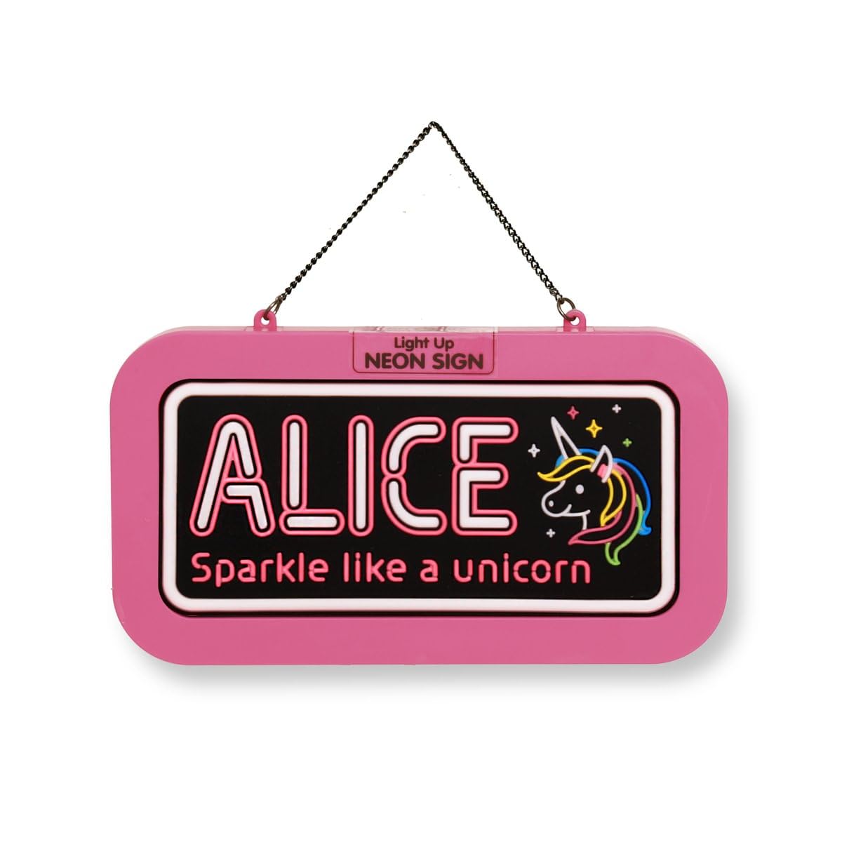 History & Heraldry Light Up Neon Name SignAlice from B&Q
