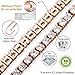 TOPGRILLZ 3-6mm Tennis Chain Anklet with Extension Bracelet for Women, 14K Gold Plated CZ Diamond Fashion Foot Jewelry Gifts (3mm Rose Gold,9)