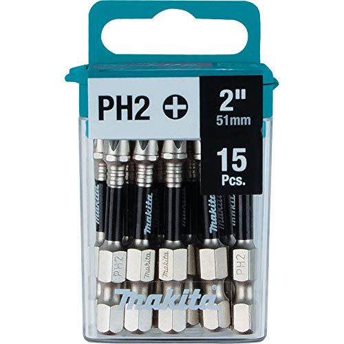 Makita E-01046 Impact XPS™ #2 Phillips 2' Power Bit, 15/pk