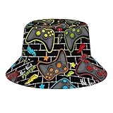 xvbcdfg cappello da pesca estivo da gioco, cappello da pescatore per donna uomo, unisex ripiegabile da spiaggia, per vacanze e viaggi all'aperto, come nella foto, etichettalia unica