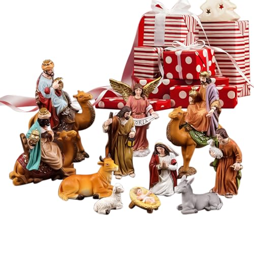 Statue de crèche incassable pour décorer sans risque de casse - 2
