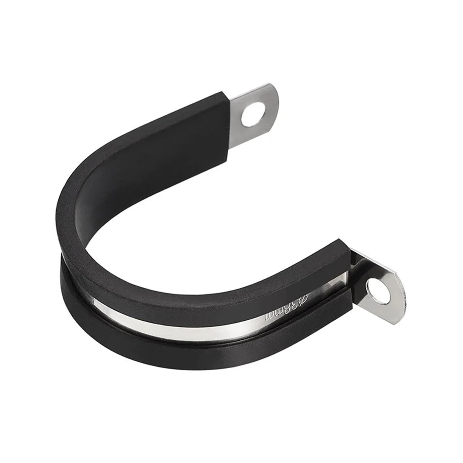 klipsy p wyłożone gumą, Zestaw obejm do rur typu R 6/12 ze stali nierdzewnej wyłożonych gumą, w wielu rozmiarach(34mm 12pcs)