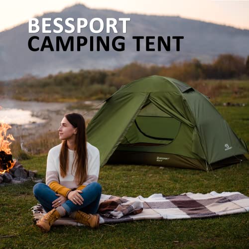 Bessport 1 Person Tent Two Doors