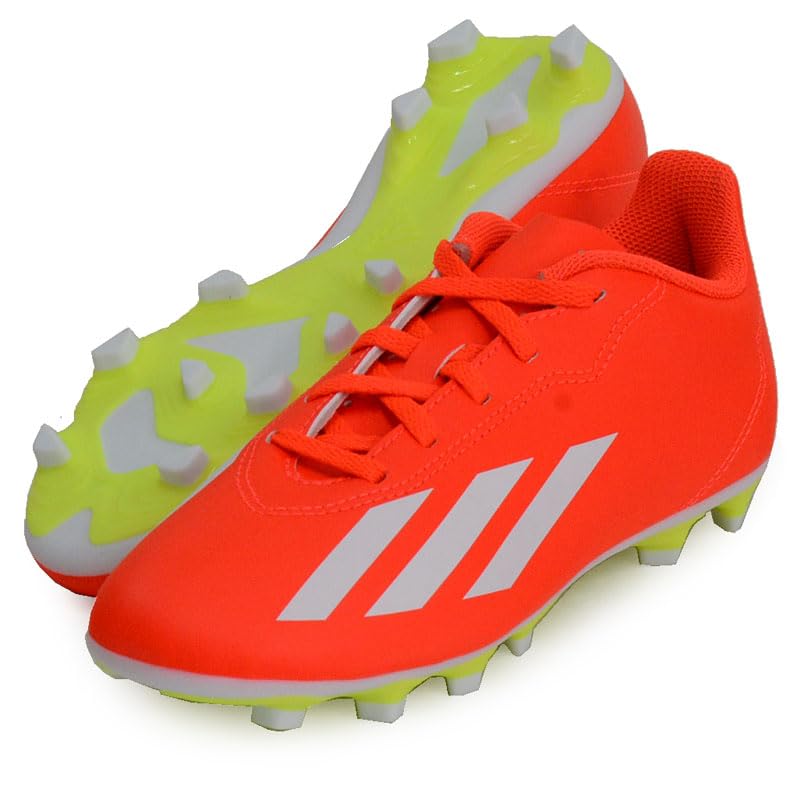 adidasUnisex-Child Kids X Crazyfast Club FxG J Flat Shoes, Solar Red, 12K, 12 UK