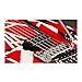 EVH Striped Series - Red with Black Stripes