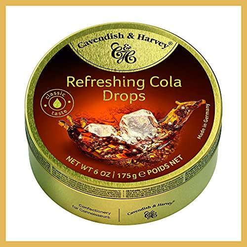 CAVENDISH & HARVEY REFRESHING COLA DROPS - 175GRAM, GERMANY
