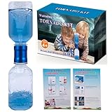 Waitahug Tornado Maker, Bottle to Bottle Transfer Connectors, 2pc Clear Bottles, No Leak, Tornados Toys for Kids, Weather Science Experiment Toy