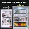 HOTEC 5-Pack Large Fruit Storage Container for Fridge Leak proof with Removable Colander, BPA Free Dishwasher & microwave safe Largest 4.15L #3