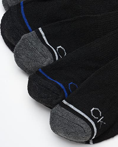 Calvin Klein Mens Socks - Athletic Cushioned High Quarter Cut Socks (6 Pack)4