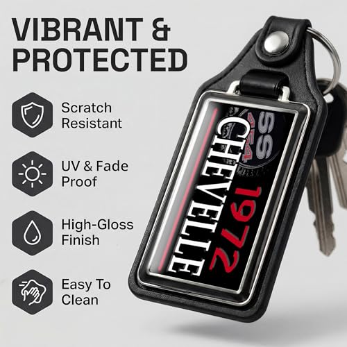 Image of Brotherhood Car Key Chain for Chevelle - Classic Models Keychain for Men and Women Gift Key Ring