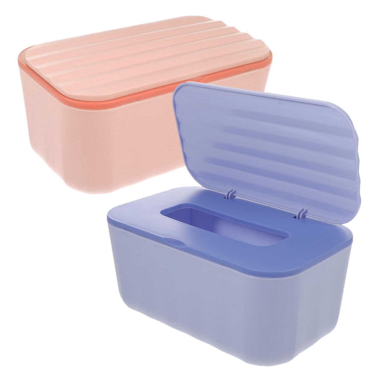 Healifty 3 Sätze Feuchttücherbox Nachfüllbare Aufbewahrungsbox Mit Deckel Praktischer Wipes Spender Für Badezimmer Und Büro Kompakte Box Und 2 Stücke * 3