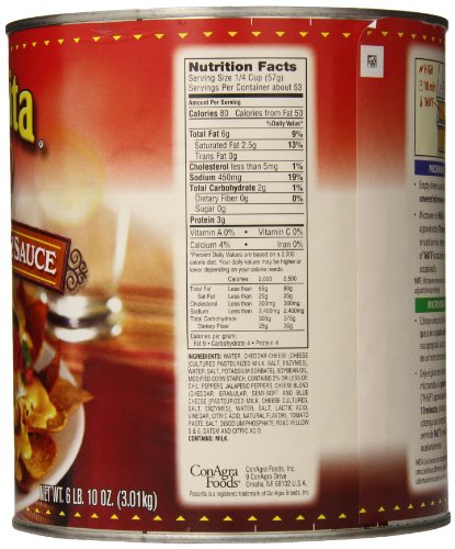 Rosarita Nacho Cheese Sauce, 106 Ounce (Pack Of 6) #TOP1