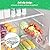 damynuo 2 Pack Refrigerator Drawers - Fridge Organizer Bins Stackable Storage Drawers, Clear Refrigerator Organizing Containers Pull Out Drawer for Fruit, Vegetable Storage and Keep Fresh