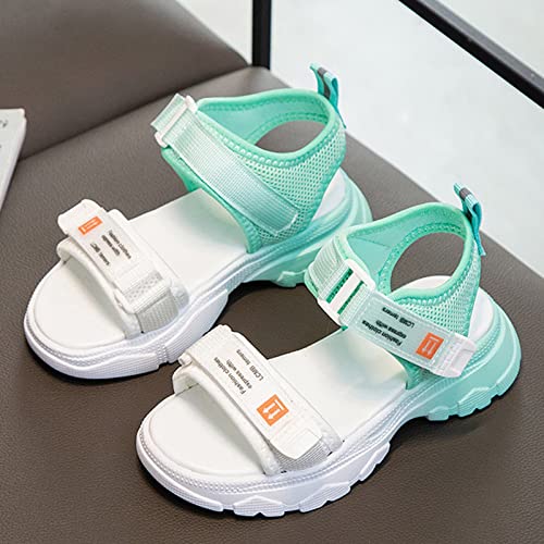 Girls Sandals Children Shoes Platform Sandals Color Matching Soft Sole Beach Sports Sandals Baby Leather Sandals3
