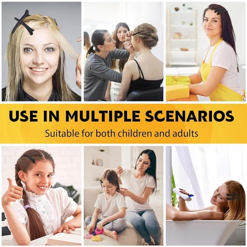 Image of NEOBABY Plain Alligator Metal Hair Clips | Crocodile Clips Styling Sectioning Hair Duck Teeth Hair pins | Curl Clips Barrettes | Craft DIY Accessories for Girls and Women's