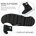 Ablanczoom Womens Winter Snow Boots With Warm Fur Lining Comfortable Booties Non Slip Waterproof Outdoor Shoes