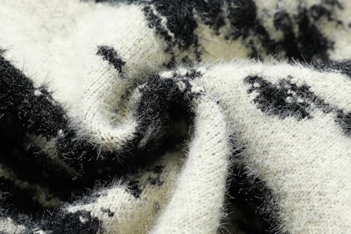 Men's Graffiti Graphic Sweaters Crewneck Long Sleeves Regular Fit Soft Pullovers3