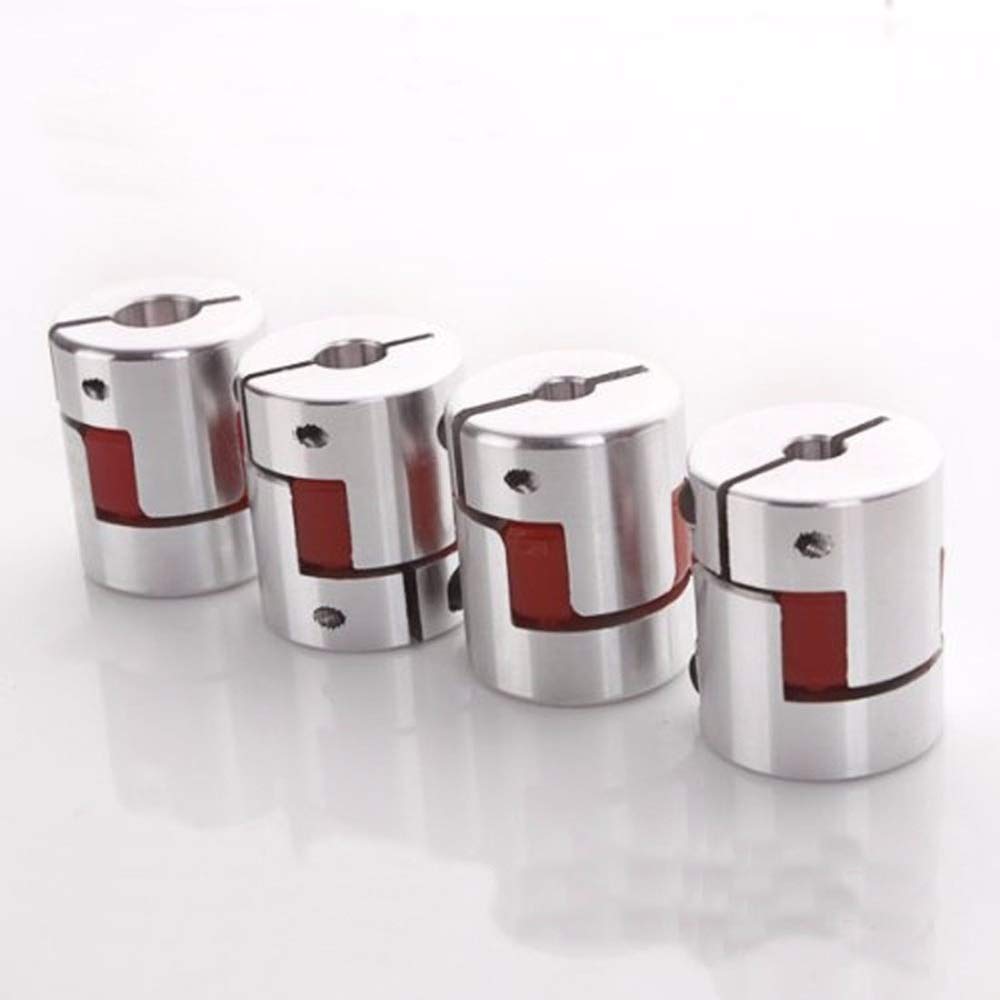 BREAKA Acoplamientos Flexibles de Ciruela de 4 Piezas, tamaño 5 * 5 mm, diámetro Exterior 25 mm, Longitud 30 mm, utilizados principalmente for conectar Motores, Motores Paso a Paso, etc.