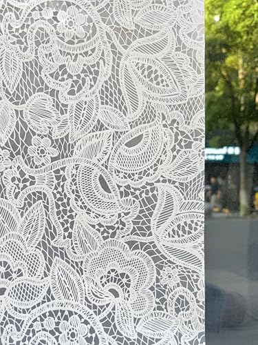 Vinilo decorativo Alwayspon encaje blanco 30x100cm miniatura 5