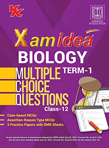 Image of Xam Idea CBSE MCQs Chapterwise For Term I, Class 12 Biology (With massive Question Bank and OMR Sheets for real-time practise)