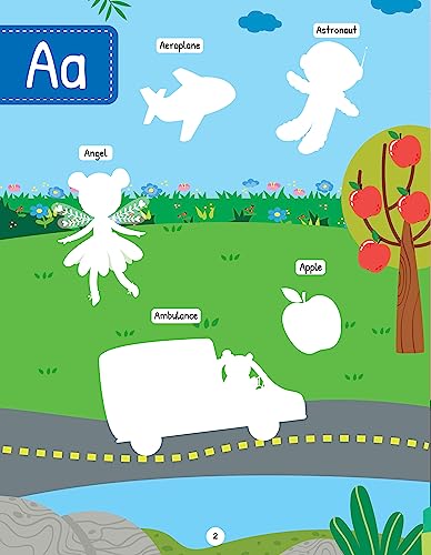Image of My First Sticker Book - ABC Alphabet - Activity Book for Kids with 100+ stickers - Age 3+
