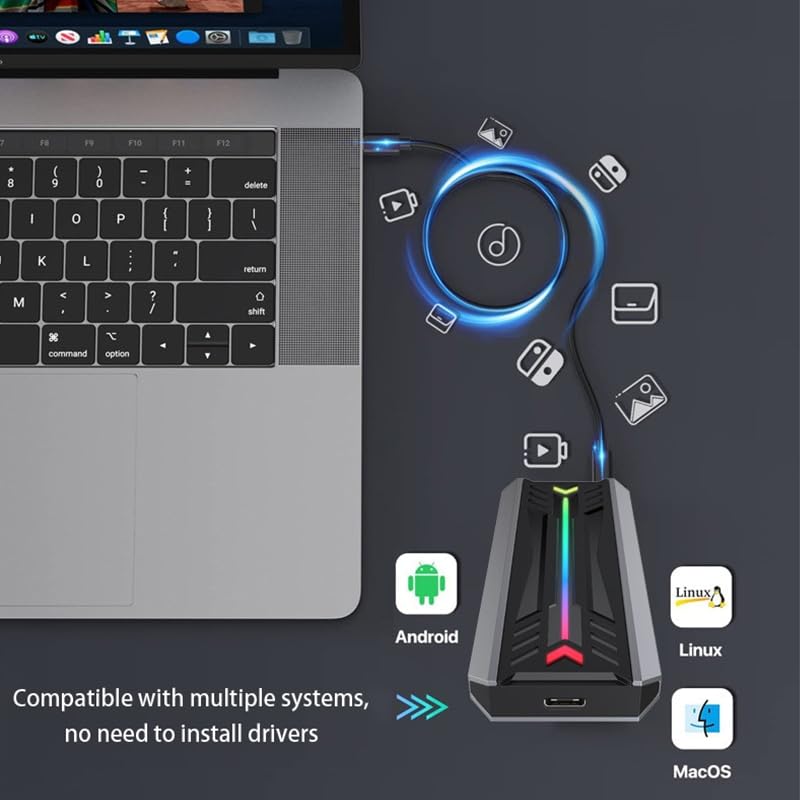 Carcasa para SSD M.2 NVMe USB 3.1 Tipo C miniatura 3