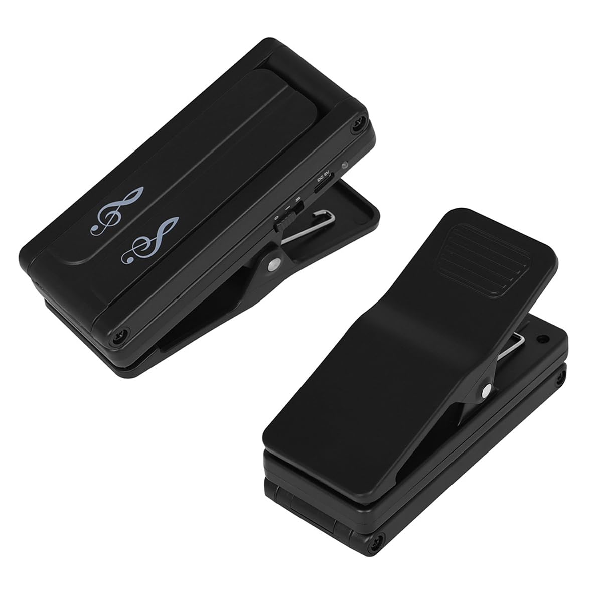 Tiardey Rechargeable Clip-On Music Stand Light - Black Plastic - 2 Modes - LED - Foldable - USB Charging - Image 3