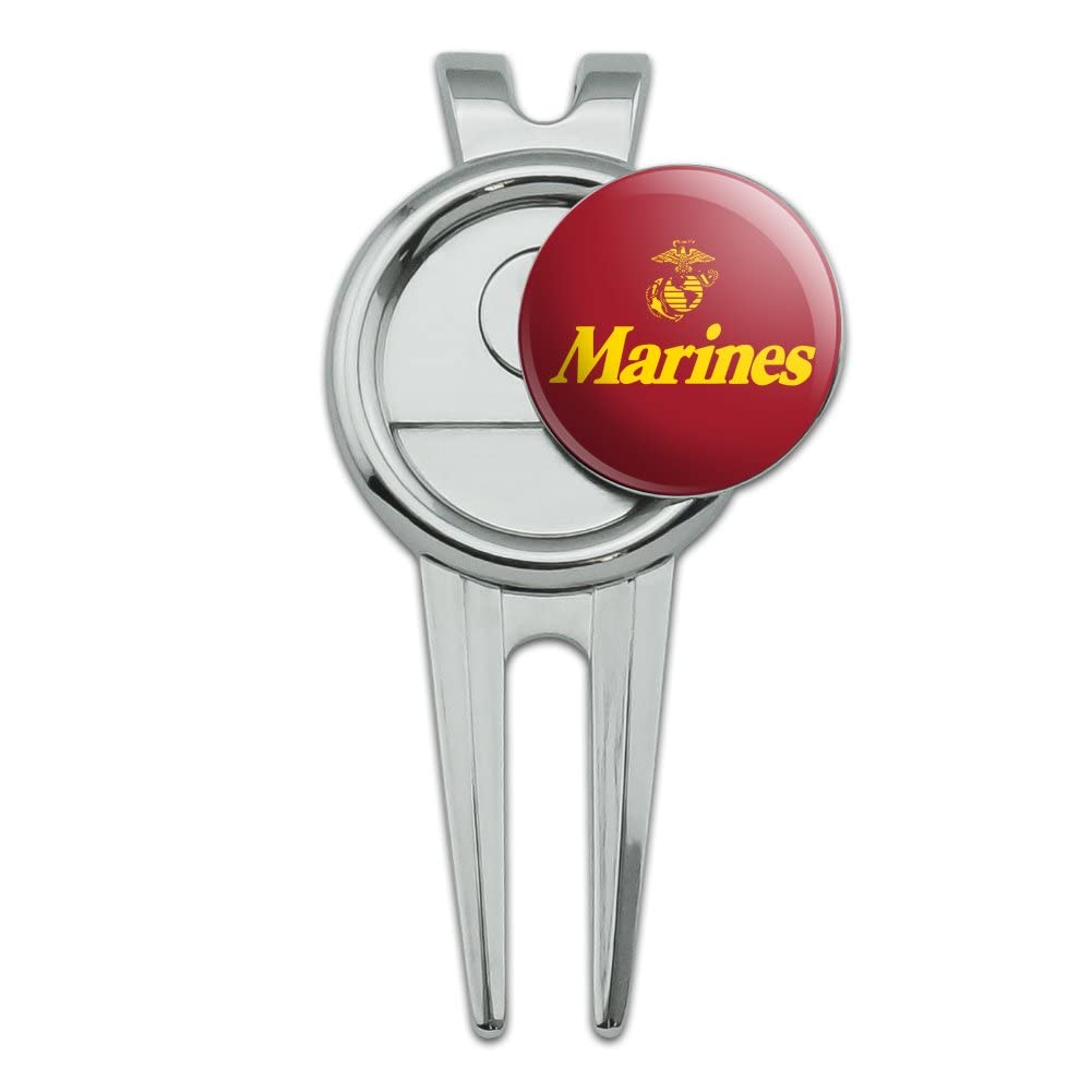 GRAPHICS & MORE Marines USMC Golf Divot Repair Tool and Ball Marker