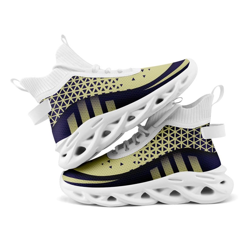 Custom Unisex Wide-Fit Reflective Mesh Sneakers Non-Slip Athletic Shoes Personalize Comfortable Casual Walking Trainers4